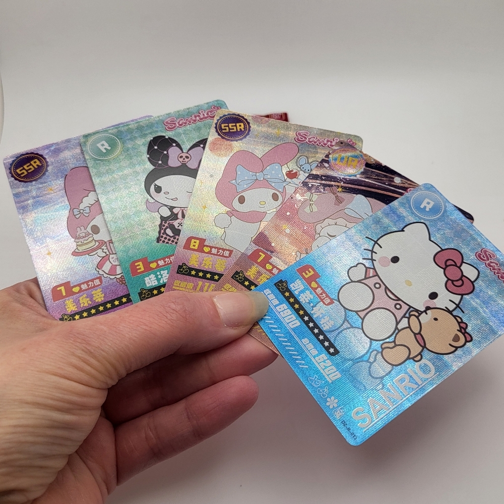 Sanrio Characters 3-Packs Trading Cards NEW - Picture 4 of 6